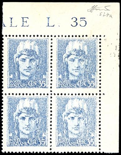 1945 - 35 cent., emissione di ... 