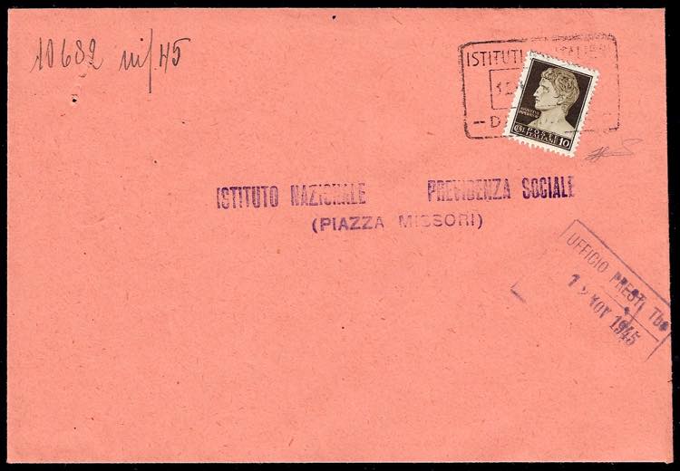 1945 - 10 cent. Imperiale senza ... 