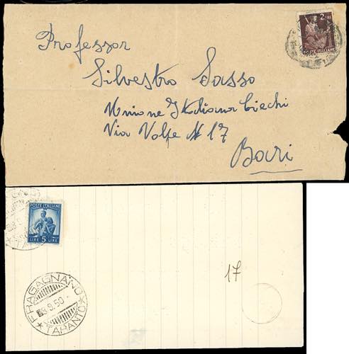 1950 - 2 lire e 5 lire Democratica ... 