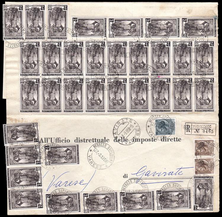 1958 - 2 lire Lavoro, filigrana ... 
