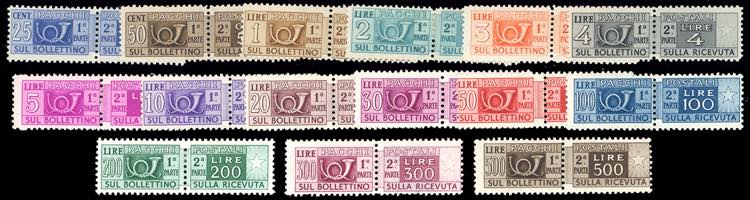 1946 - Filigrana ruota, serie ... 