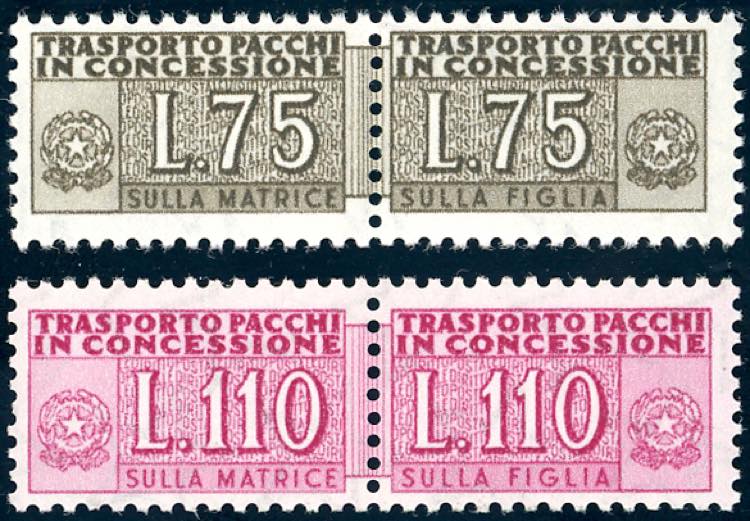 1955 - 75 lire e 110 lire, ... 