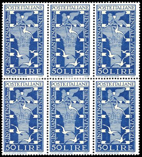 1949 - 50 lire Biennale di ... 