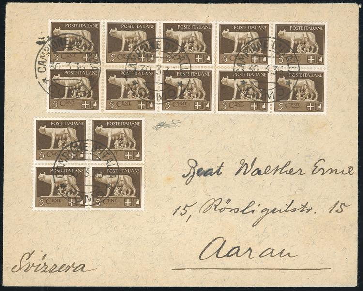 CAMPIONE DITALIA 1935 - 5 cent. ... 