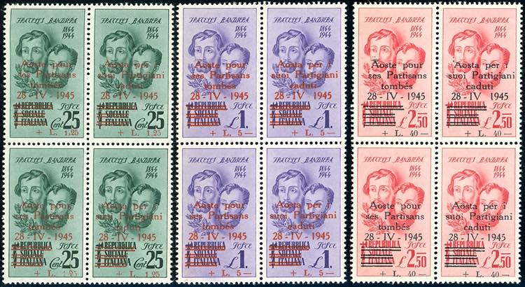 AOSTA 1945 - Fratelli Bandiera ... 