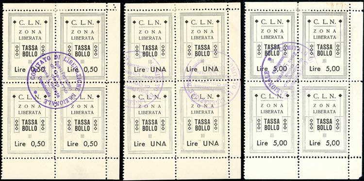 DOMODOSSOLA FISCALI 1944 - Marche ... 