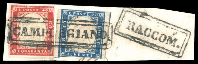 CAMPORGIANO, punti R2 - 20 cent., ... 