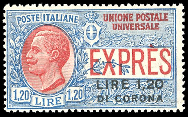 DALMAZIA ESPRESSI 1922 - 1,20 lire ... 