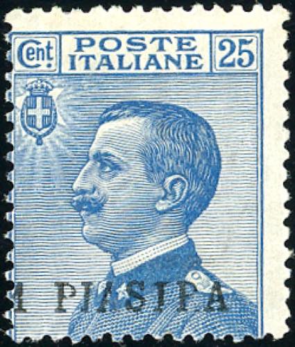 COSTANTINOPOLI 1908 - 1 pi. su 25 ... 