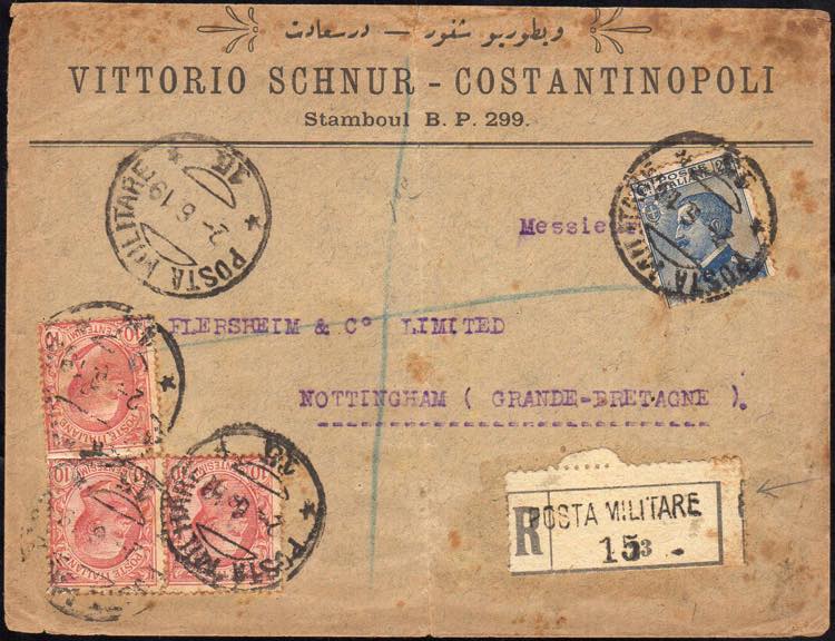 COSTANTINOPOLI 1919 - 10 cent. ... 