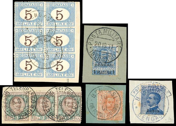 BENGASI 1901/1916 - Cinque ... 