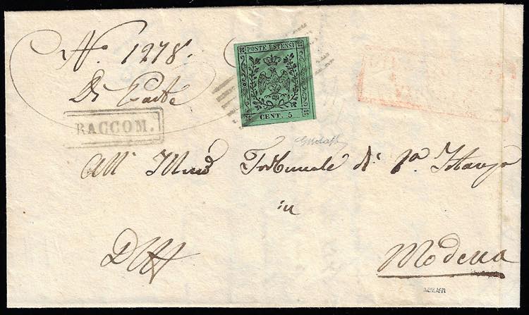 VIGNOLA, sei sbarre + RACCOM. ... 