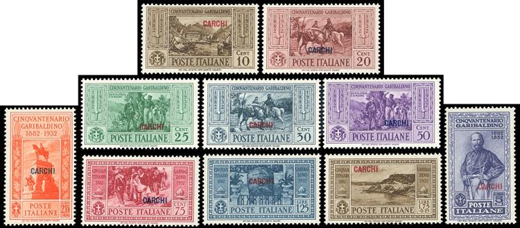 CARCHI 1932 - Garibaldi, serie ... 