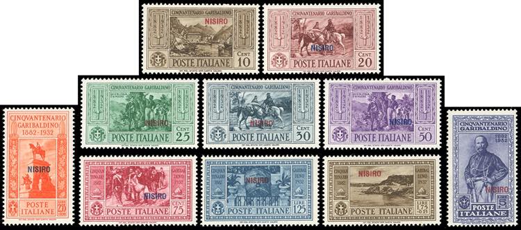 NISIRO 1932 - Garibaldi, serie ... 