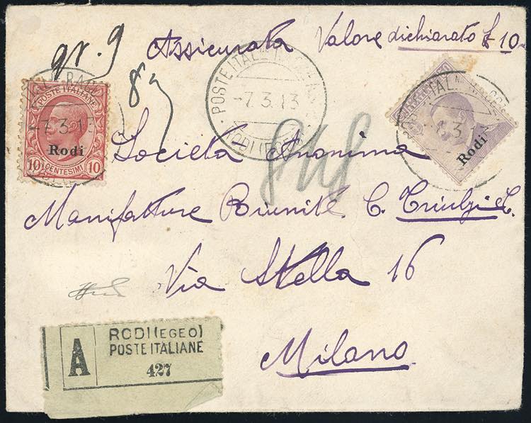 RODI 1913 - 10 cent., 50 cent. ... 