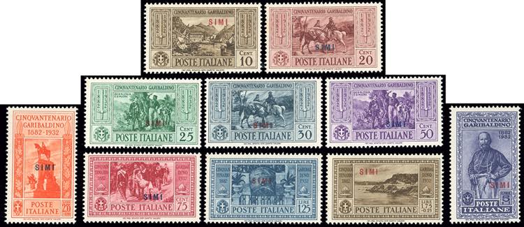 SIMI 1932 - Garibaldi, serie ... 