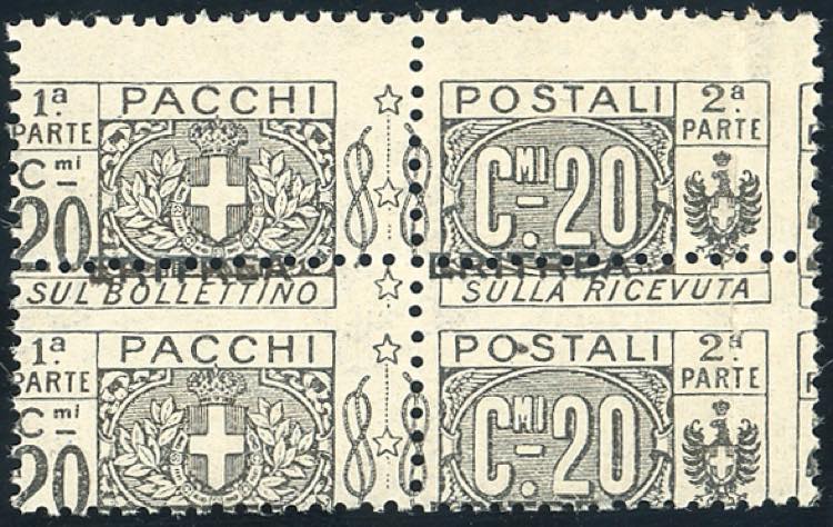 PACCHI POSTALI 1917 - 20 cent. ... 