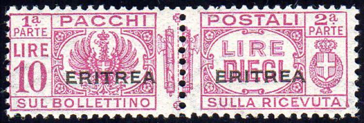 PACCHI POSTALI 1936 - 10 lire ... 