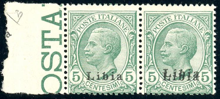 1912 - 5 cent. Leoni, coppia ... 