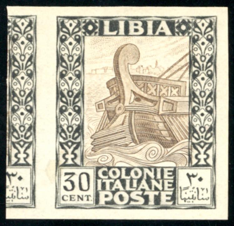 1924 - 30 cent. Pittorica, prova ... 