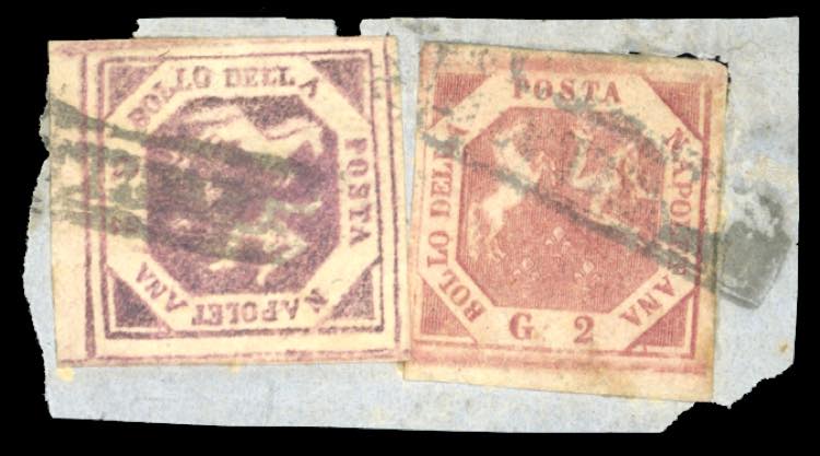 FALSI PER POSTA 1859 - 2 grana ... 