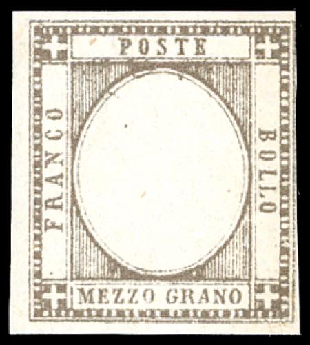 1861 - 1/2 grano bistro bruno, ... 