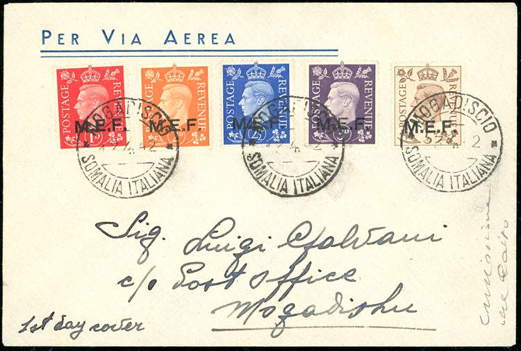 OCCUPAZIONE BRITANNICA M.E.F. 1942 ... 