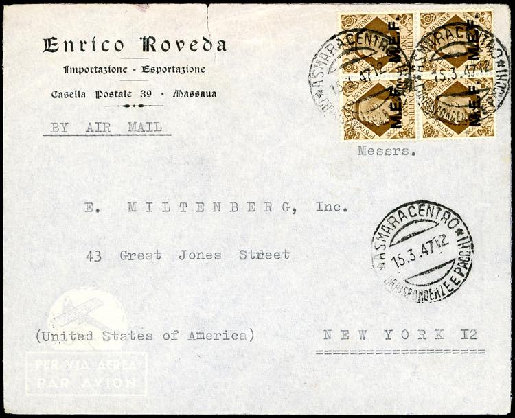 OCCUPAZIONE BRITANNICA M.E.F. 1947 ... 