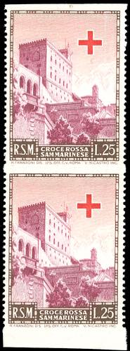 1951 - 25 lire Croce Rossa, non ... 