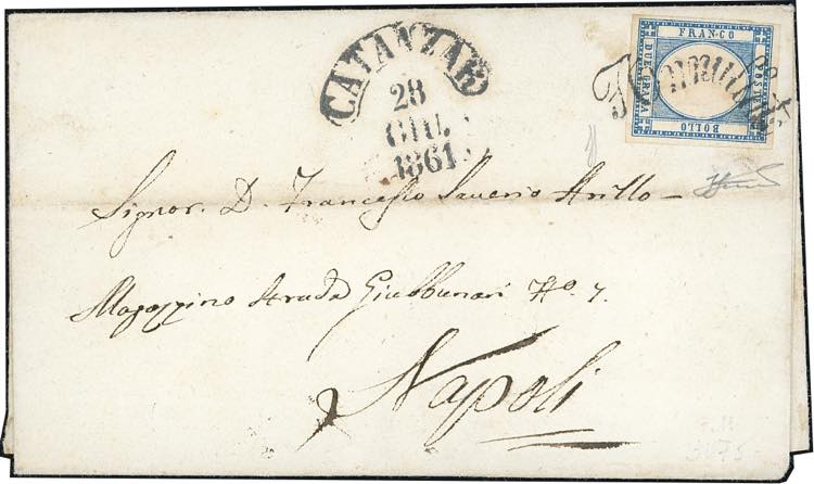 CATANZARO, svolazzo + cerchio ... 