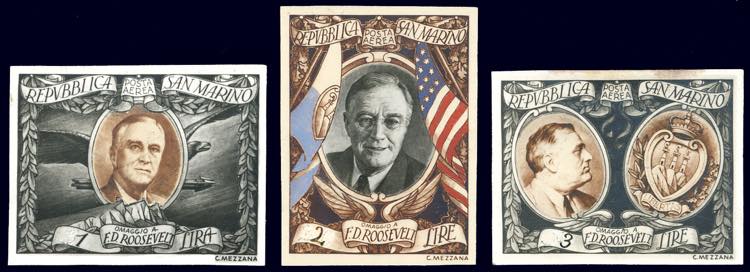 1947 - 1 lira, 2 lire, 3 lire ... 