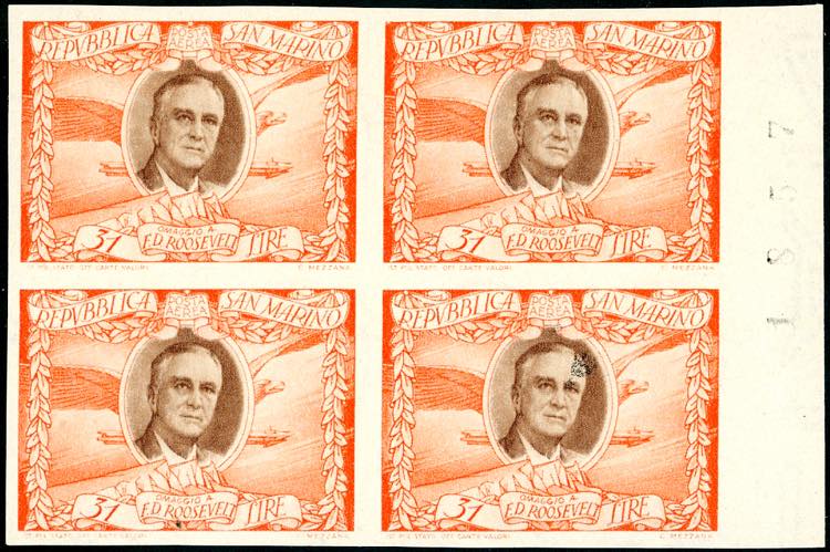 1947 - 31 lire Roosvelt, non ... 