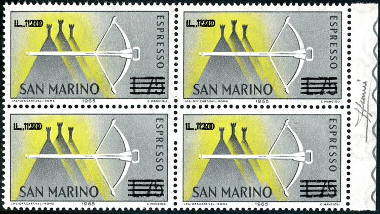 1965 - 120 lire su 75 lire, doppia ... 