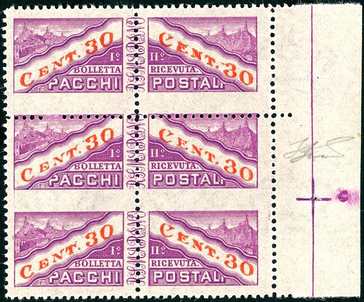 1946 - 30 cent., filigrana dritta, ... 