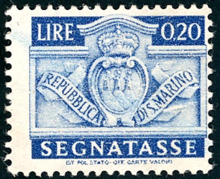 1945 - 20 cent., stampa su carta ... 