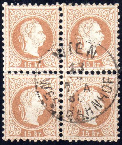 AUSTRIA 1874 - 15 k. Francesco ... 