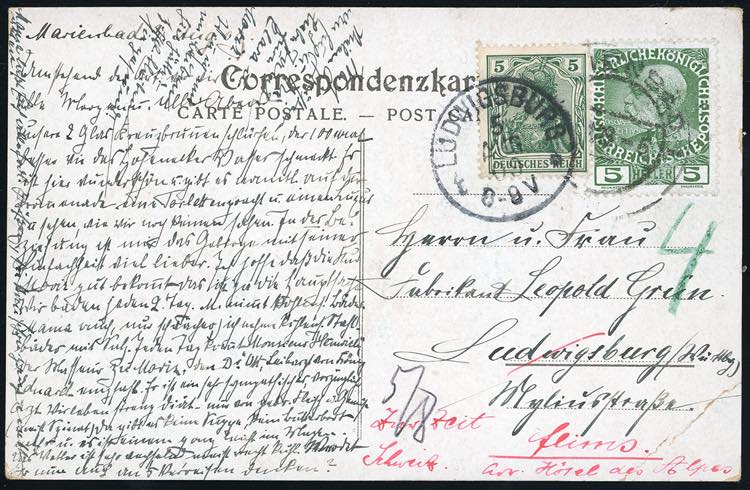 AUSTRIA/GERMANIA/SVIZZERA 1909 - ... 