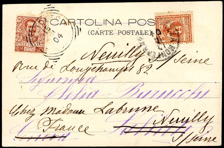 FRANCIA/ITALIA 1904 - Redirected ... 