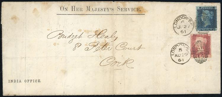 GRAN BRETAGNA 1861 - Unusual cover ... 