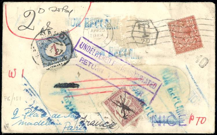 GRAN BRETAGNA/ITALIA/FRANCIA 1925 ... 