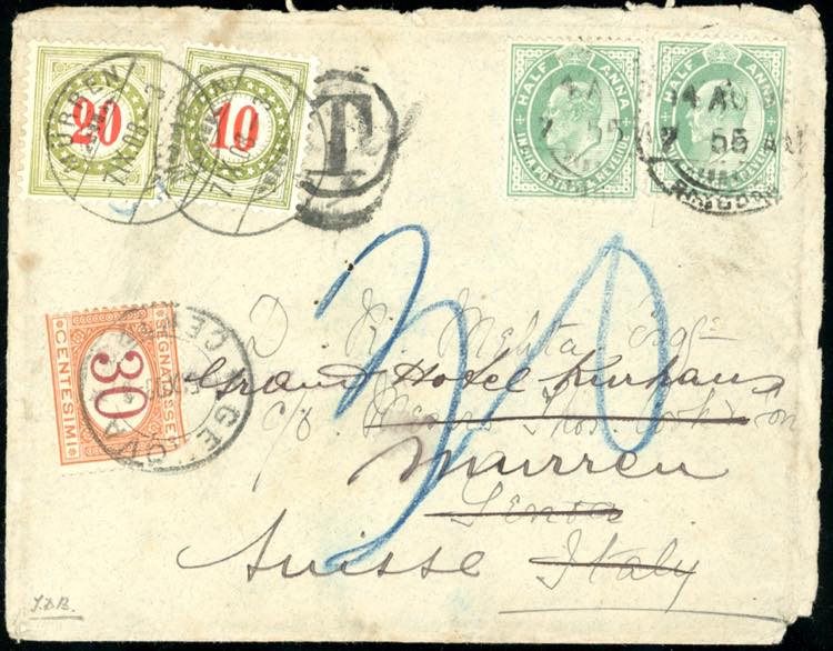 INDIA/ITALIA/SVIZZERA 1908 - ... 