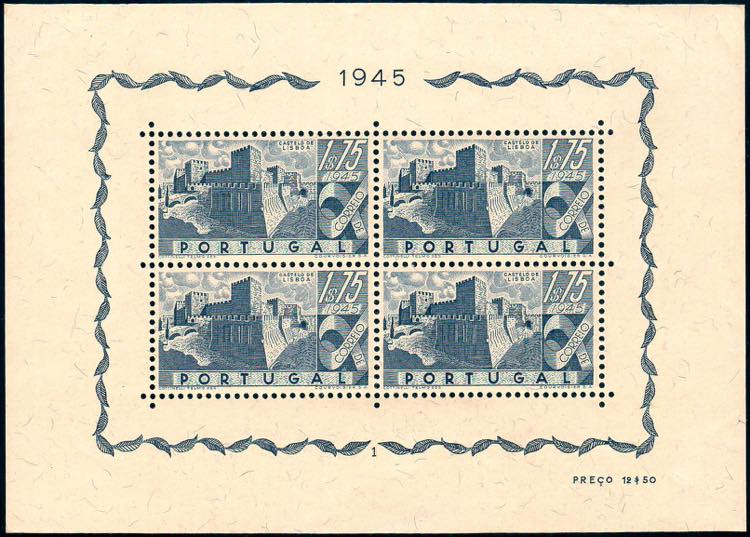 PORTOGALLO FOGLIETTI 1945 - 1,75 ... 