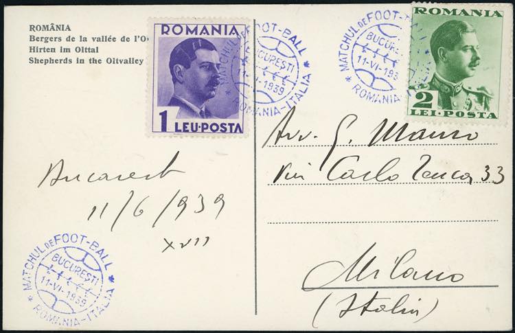 ROMANIA 1939 - Cartolina ... 