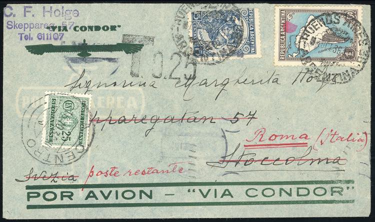 ARGENTINA/SVEZIA/ITALIA 1936 - ... 