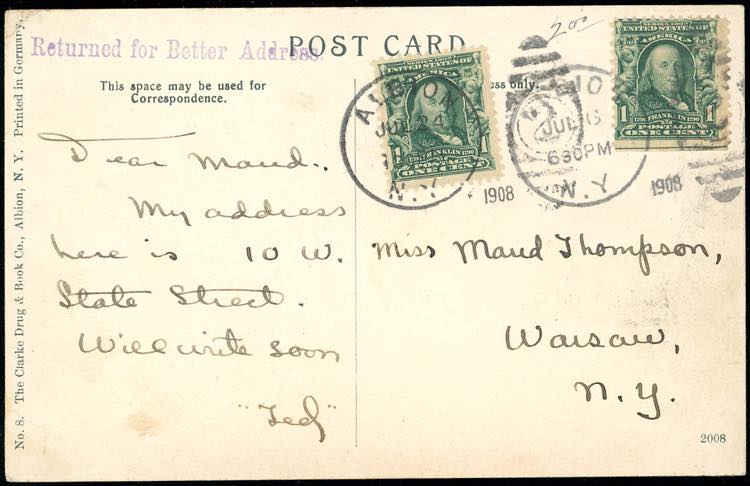 STATI UNITI DAMERICA 1908 - ... 