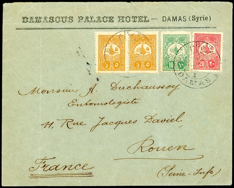 TURCHIA-SIRIA 1908 - 10 pa., 20 ... 