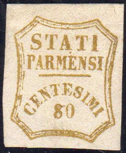 1859 - 80 cent. bistro oliva (18), ... 