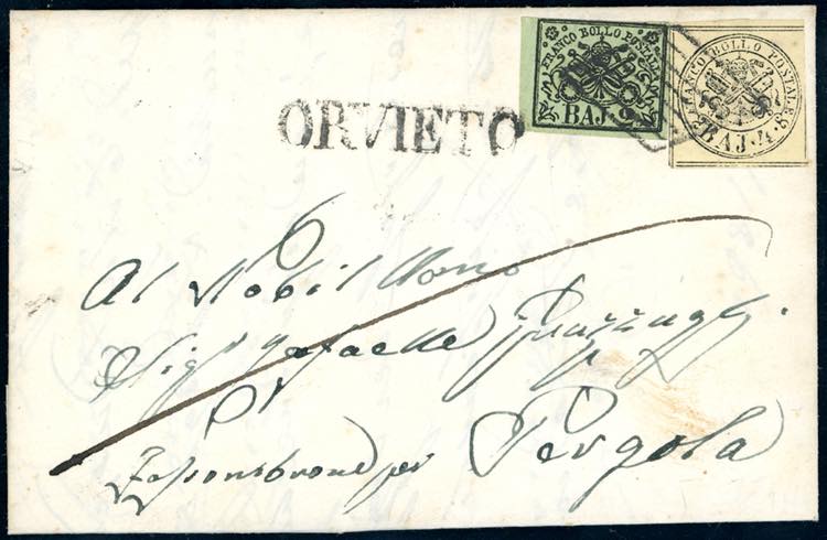 1860 - 2 baj verde oliva, 5 baj ... 