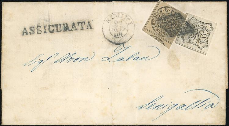 1854 - 4 baj bruno rosaceo chiaro, ... 