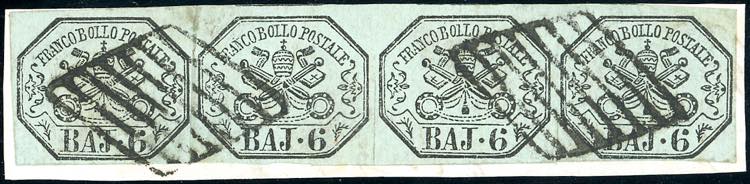 1852 - 6 baj grigio verdastro (7), ... 